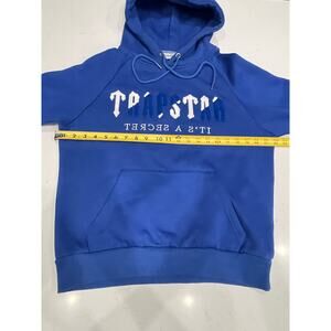 TRAPSTAR Men’s Hoodie “It’s a Secret” Ice & Blue & White M